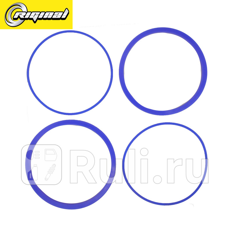 Ремкомплект масляного фильтра кт2 шт для ам КАМАЗ ЕВРО синий силикон Riginal RG7406-1012000-01 390₽