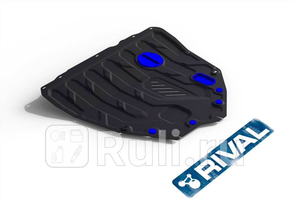 Защиты картеракпп комплект для Suzuki SX4 2013-2016 RIVAL 11155111 3110₽