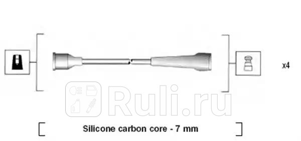 Провода высоковольтные ком-кт MAGNETI MARELLI 941145430740 1180₽