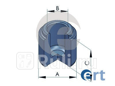 Поршень заднего суппорта ERT 150576-C 1270₽