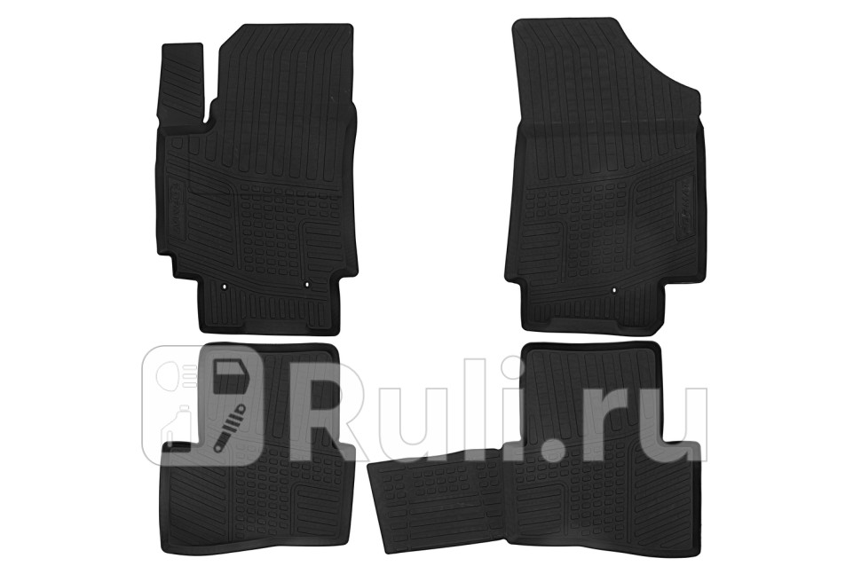Коврики в салон 4 шт для Hyundai Creta 1 2016-2020 FORMAT FORMATPRO2062210 900₽