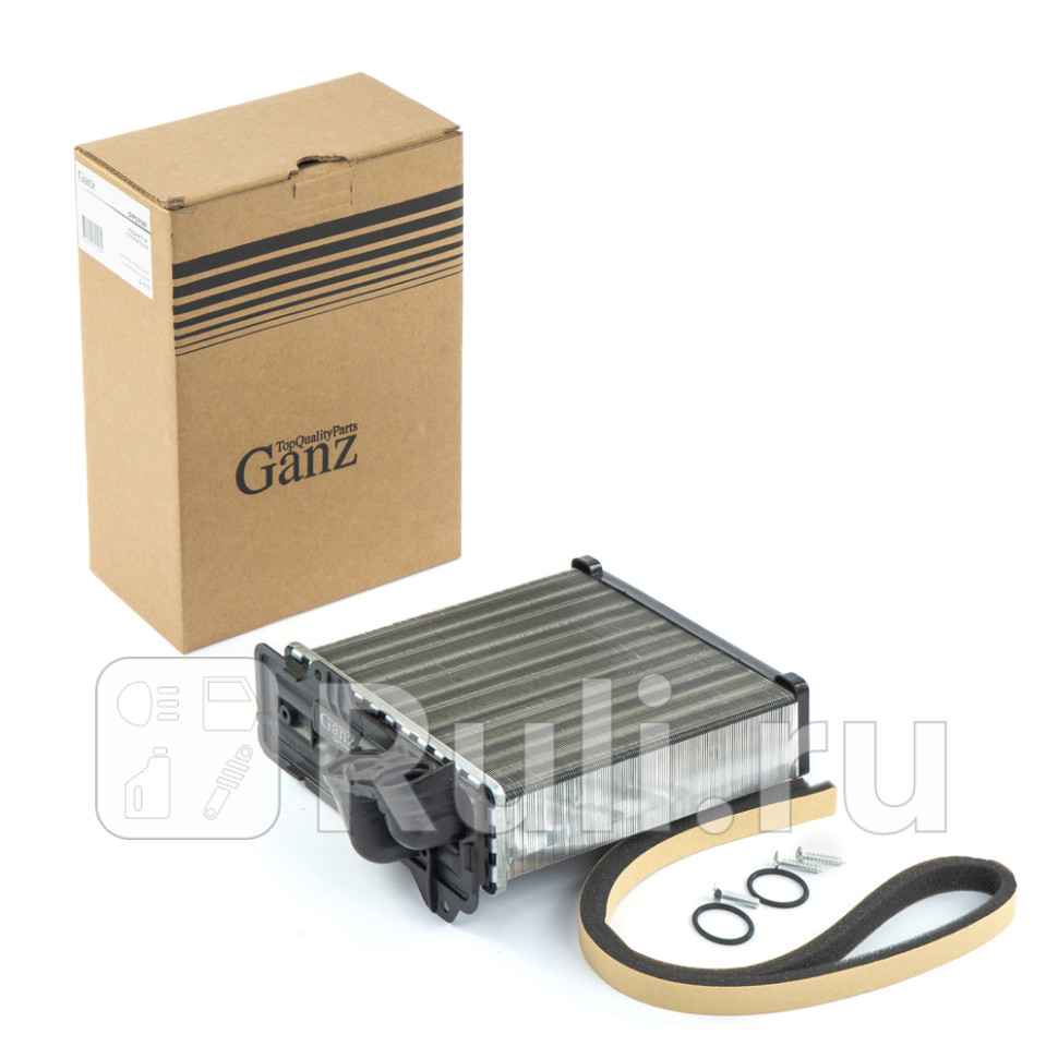 Радиатор отопителя алюминиевый GANZ GIF07051 1490₽