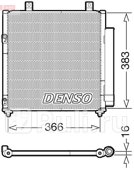 Радиатор кондиционера DENSO DCN45007 9500₽
