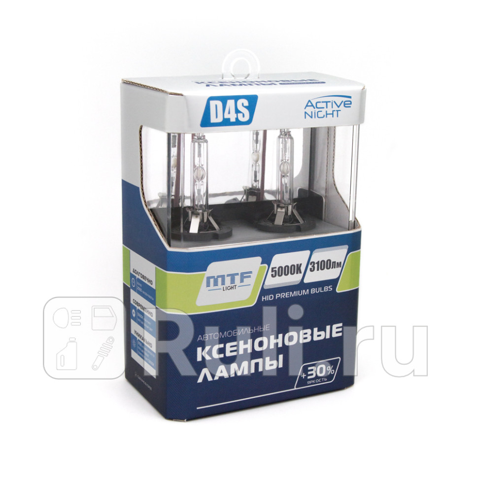 Лампа D4S 35W MTF Active Night 5000K 30 яркости MTF AXBD4S 8470₽