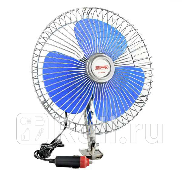 Вентилятор салона 6 SKYWAY SV2624 24V винт крепление металл - пластик SKYWAY S01901004 1140₽
