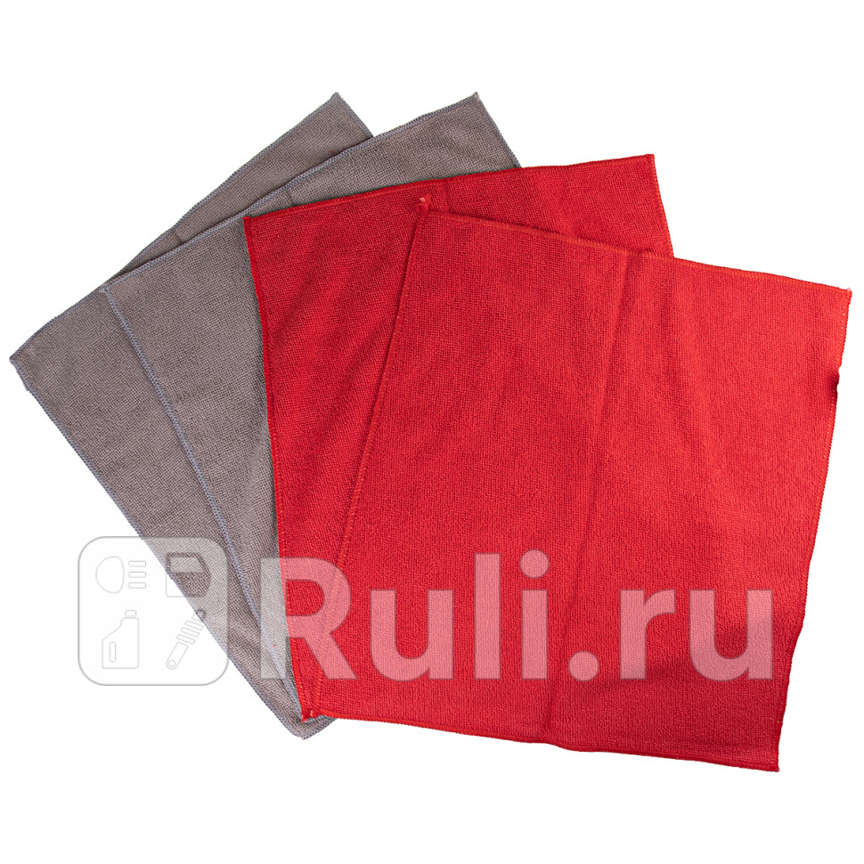 Салфетка из микрофибры 40х35 см SKYWAY набор 4 шт SKYWAY S03902007 450₽