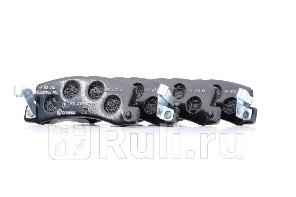 Колодки тормозные дисковые задние для Toyota Corolla 120 хэтчбек 2002-2007 BREMBO P 83 015 2440₽
