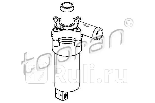 Помпа водяная HANS PRIES 111 119 755 7440₽