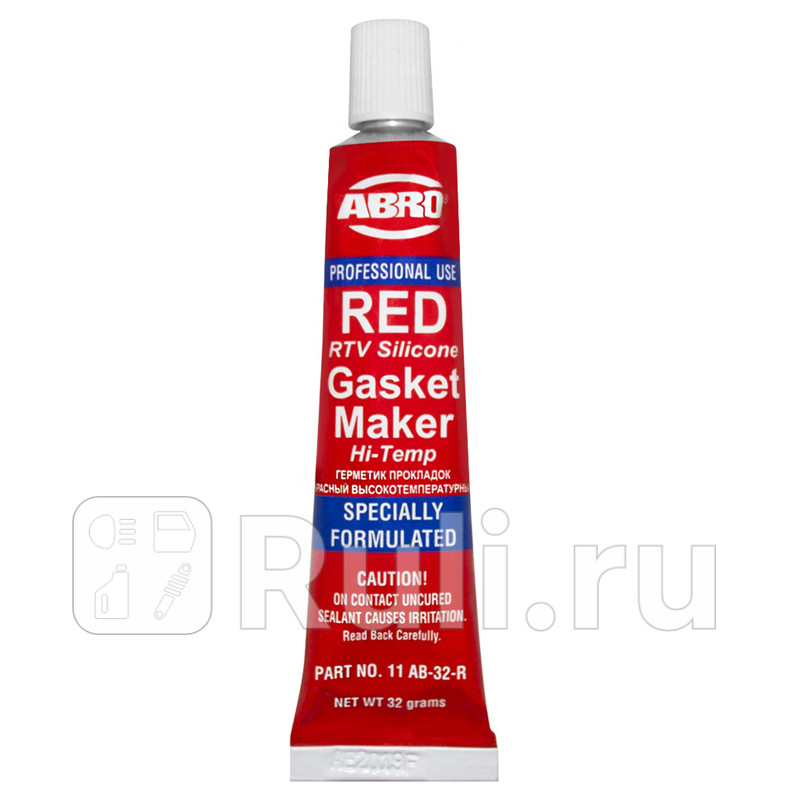 Герметик силиконовый Abro Masters красный 32 г ABRO 11-AB-CH-32 140₽