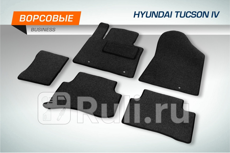 Коврики в салон (комплект) для Hyundai Tucson 4 (2020-2021) AutoFlex 5230303