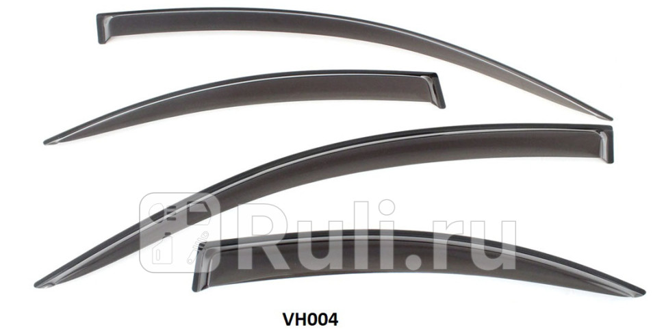 Дефлекторы окон 4 шт для Honda Fit GD 2001-2008 SKYWAY VH004 3490₽