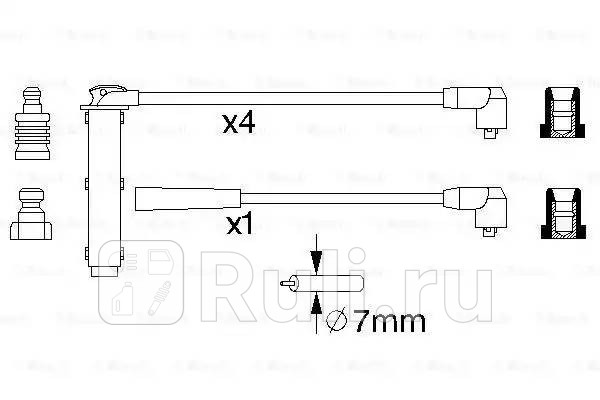 К-кт проводов rover 25216416 14-18 95 BOSCH 0 986 356 731 3080₽