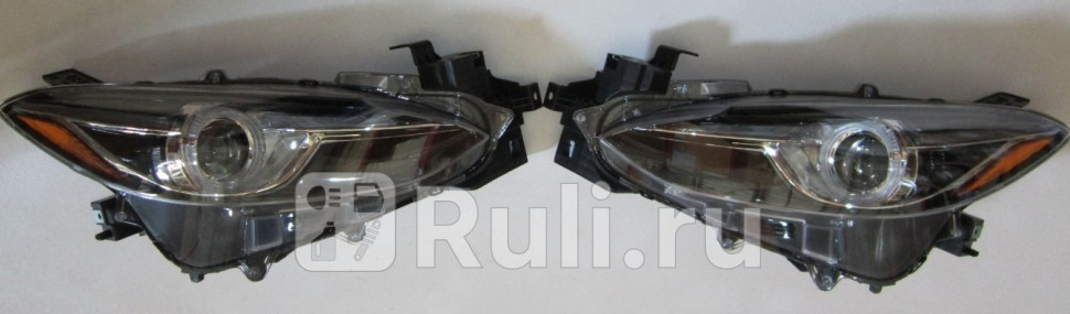 Тюнинг-фары комплект для Mazda 3 BM 2013- EAGLE EYES MZ271-B1WSA 63970₽