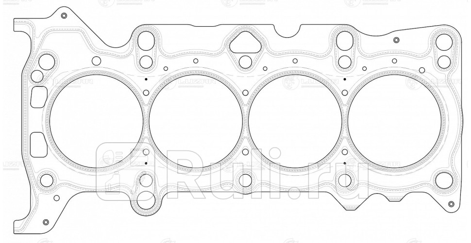 Прокладка ГБЦ LUZAR LES 12501 3000₽