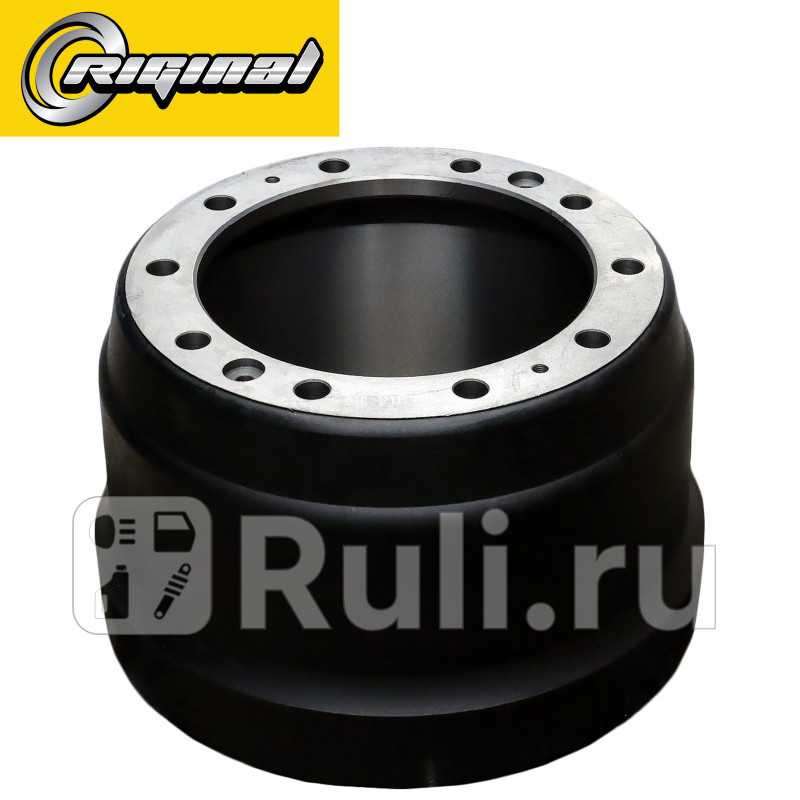 Барабан тормозной задний IVECO TRAKKER 410x213285 H2895 n10x232x12 Riginal RG7183050 12430₽