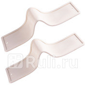 Рамка номерного знака силиконовая без адаптера белая Dollex SPL-266 960₽