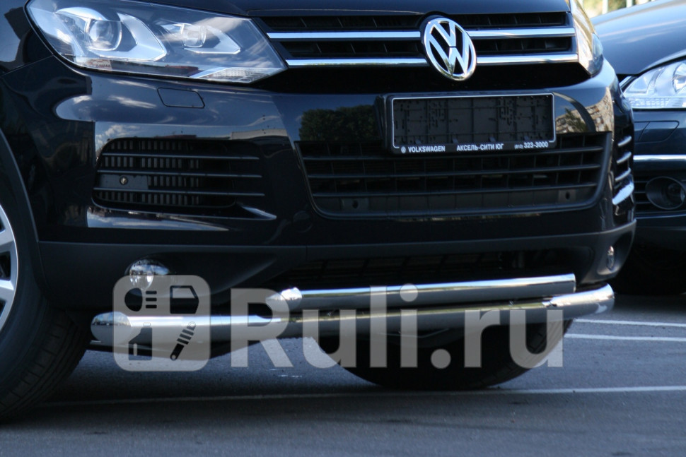 Защита переднего бампера d76d60 для Volkswagen Touareg 2 2010-2014 Souz-96 VWTG481189 26480₽