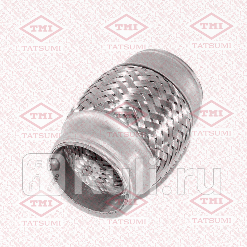 Труба гофрированная с внутренним плетением без патрубков 51X102 TATSUMI TKA1015 920₽