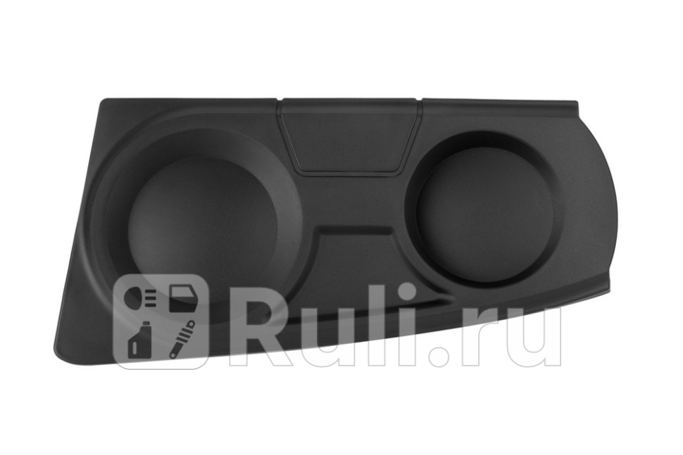 Накладка пт фары без отверстий под фары черный пластик левая iveco MARSHALL M3061119 2630₽