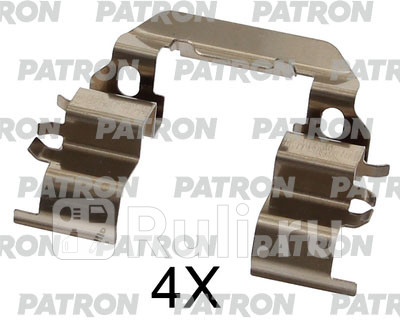Комплект монтажный тормозных колодок дисковых HYUNDAI I20 08- I10 08- PATRON PSRK1305 460₽