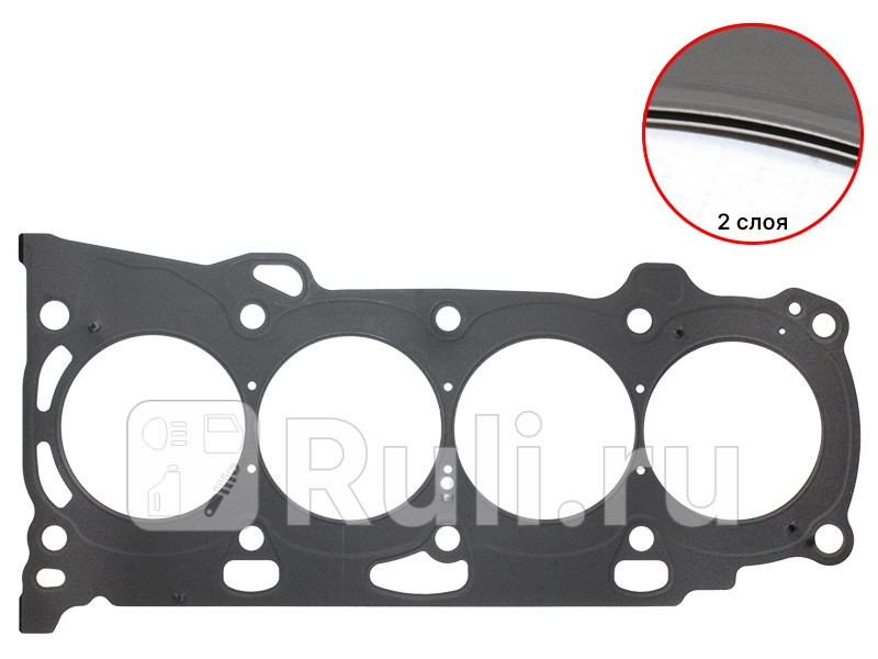 Прокладка головки блока TOYOTA IPSUMCAMRYHARRIER 2AZFE 05- TOYOTA-LEXUS 11115-28040 4880₽