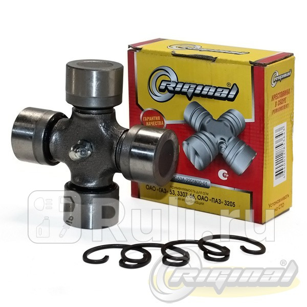 Крестовина Riginal для ГАЗ 53330766ПАЗ-3205 со стопорными кольцами Riginal RG53A220180001 890₽