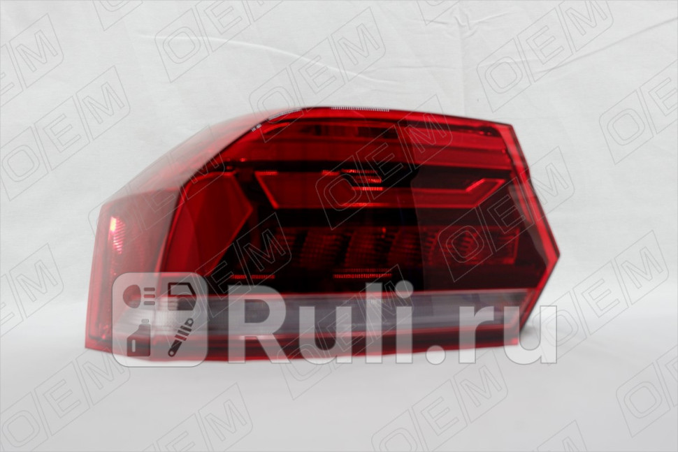 Фонарь левый задний в крыло для Volkswagen Polo 6 2020-2021 OEM OEM0124FONL 3520₽