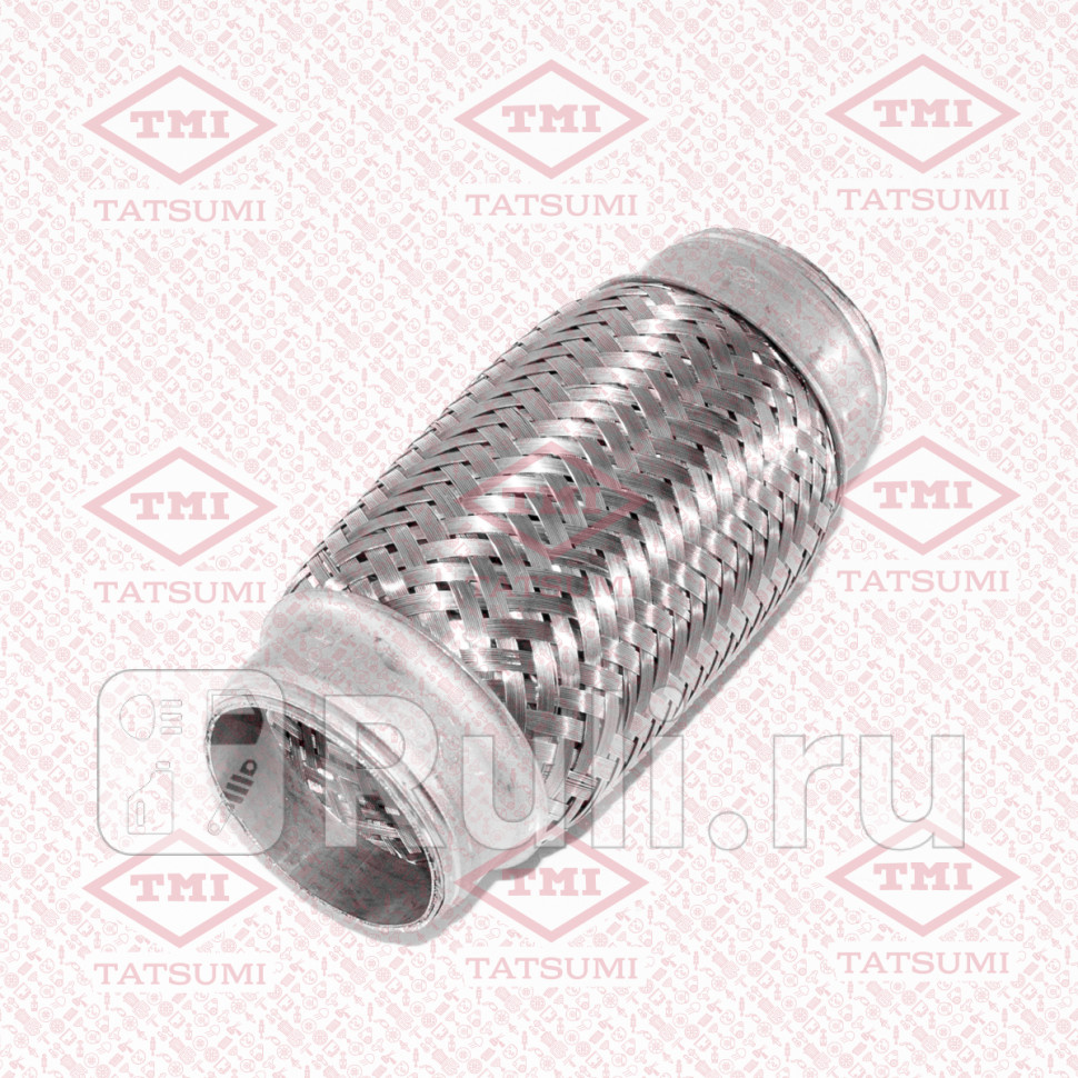 Труба гофрированная с внутренним плетением без патрубков 51X152 TATSUMI TKA1017 1100₽