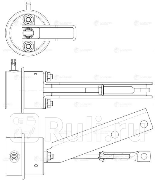 Актуатор турбокомпрессора для ам ГАЗон Next с дв ЯМЗ-53443-20 E-5 тип ТКР50 LTC 0341 LUZAR LTC0341 3570₽