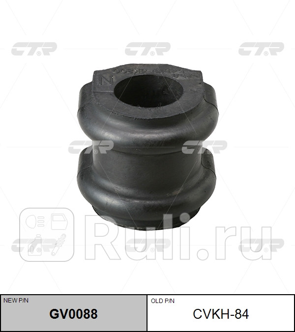 Втулка стабилизатора HYUNDAI SONATA NF SANTA FE II CTR CVKH-84 0₽