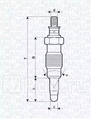 Свеча накаливания MAGNETI MARELLI 062900008304 1070₽