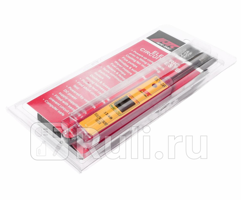 Тестер с зажимами - и дополнительным зажимом-проводником 6-24В постоянного тока 45м JTC JTC-1248 6240₽