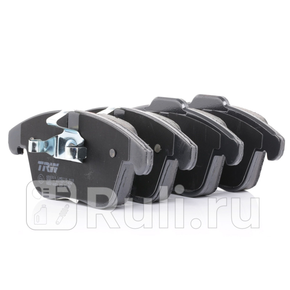 Колодки тормозные дисковые передние для Land Rover Freelander 2 рестайлинг (2010-2012) TRW GDB1683