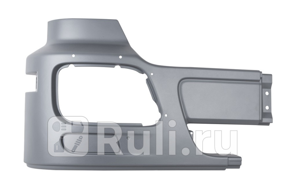бампер правая часть без отверстий под пт фары серый пластик MB ActrosAxor MARSHALL M3100102 15690₽