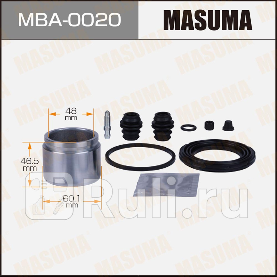 Ремкомплект тормозного суппорта с поршнем d-34 234922 rear Masuma MASUMA MBA-0021 1360₽