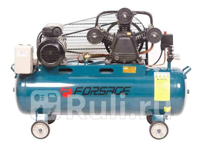 Компрессор пневматический 3-х поршневой с ременным приводом 100 л 30 квт 360 лмин 8 бар 380в Forsage F-TB290-150380V 0₽