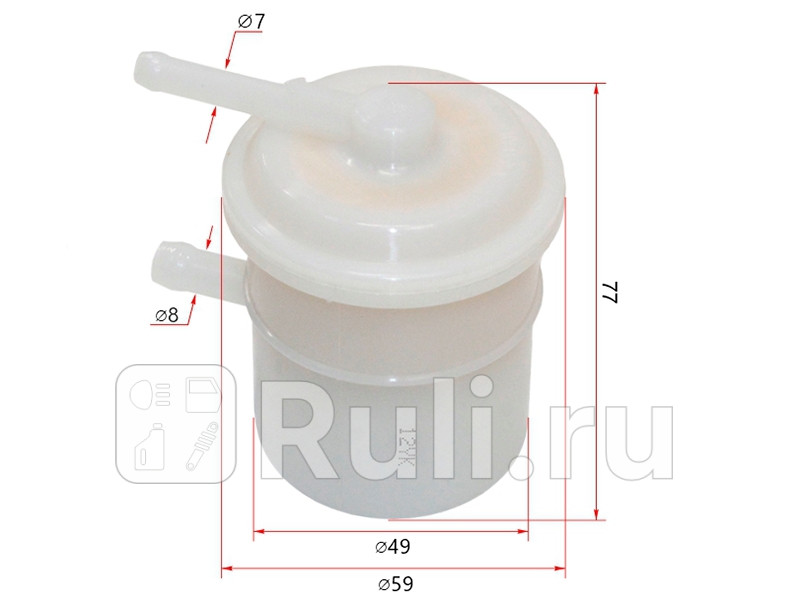 Фильтр топливный FIAT DUCATO 06-CITROEN JUMPER 06-PEUGEOT BOXER 06- MICRO FT209 920₽