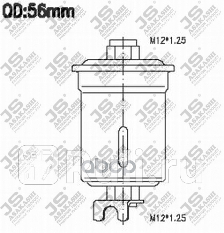 Фильтр топливный JS Asakashi FS9050 400₽
