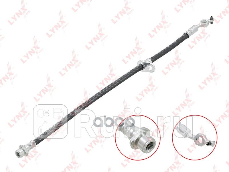 шланг тормозной задний R Toyota Camry V10V20 91-02Carina E 92-97 Lexus Es300 91-97 LYNXAUTO BL-3664 1500₽