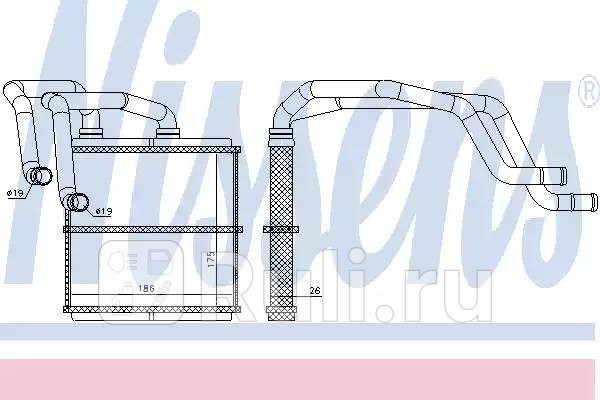 Радиатор отопителя NISSENS 72219 0₽