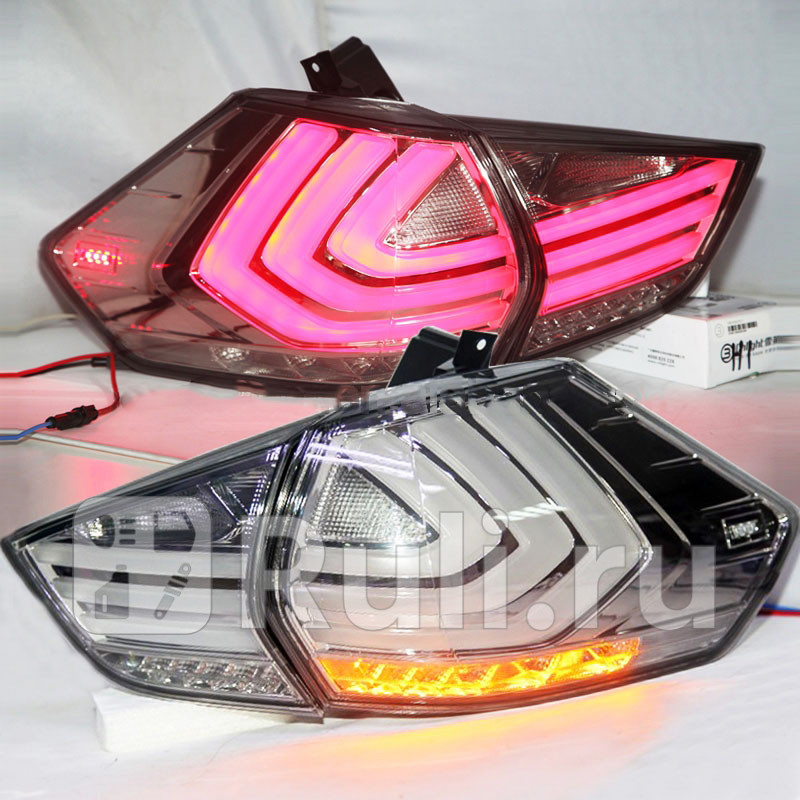 Тюнинг-фонари комплект в крыло и в крышку багажника для Nissan X-Trail T32 2013-2016 КИТАЙ CS-TL-000233 28640₽