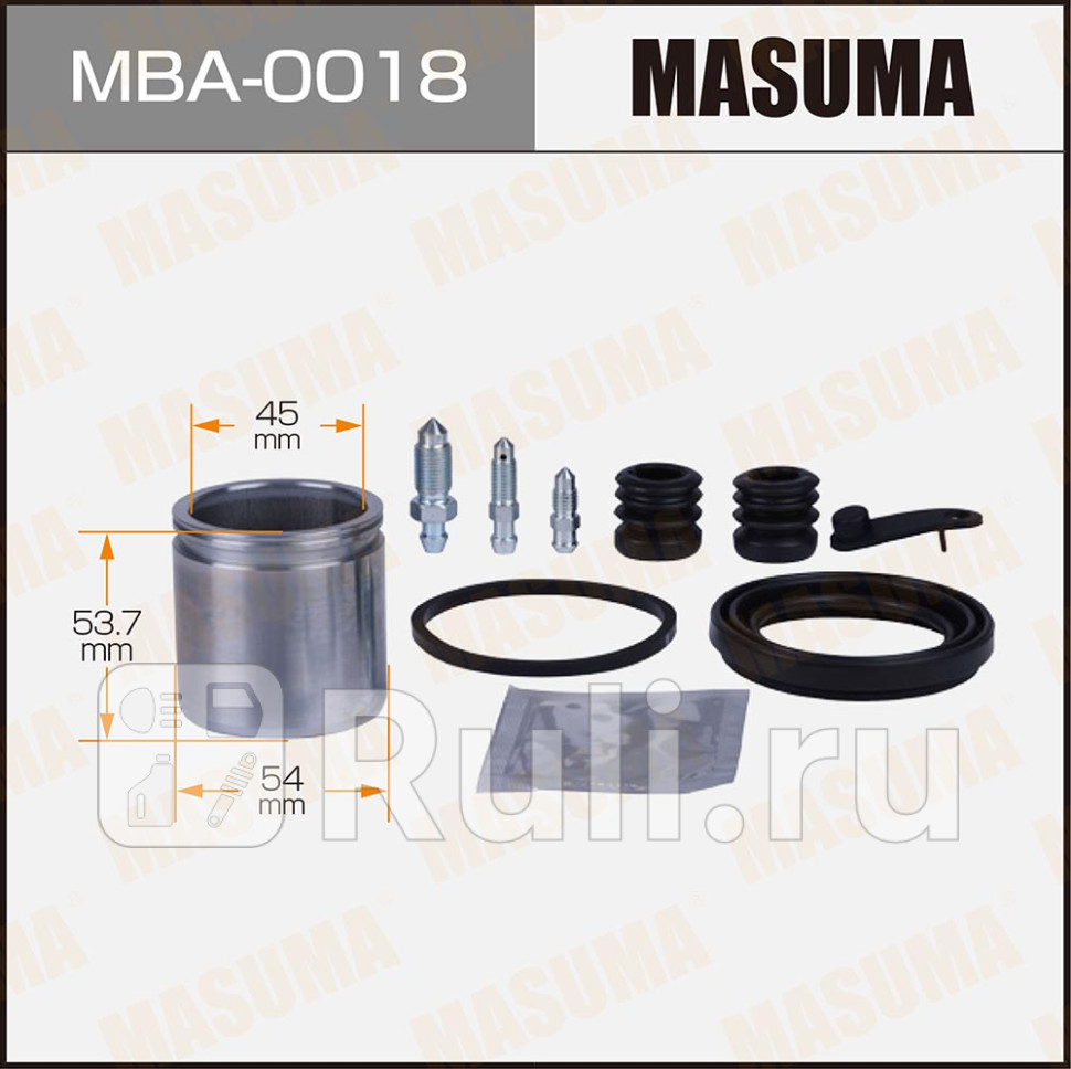 Ремкомплект тормозного суппорта с поршнем d-60 260919 front Masuma MASUMA MBA-0019 690₽
