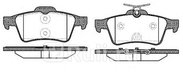 Колодки тормозные дисковые задние для Ford Connect (2013-2019) REMSA 0842.40