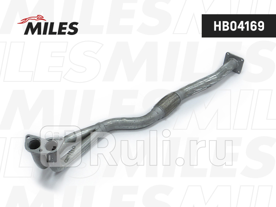 Труба приемная DAEWOO NEXIA 15 16v 2 трубы MILES hb04169 0₽