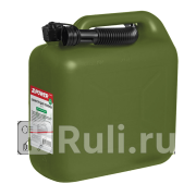 Канистра пластик 10 л зеленая Zipower ZIPOWER PM4295 720₽