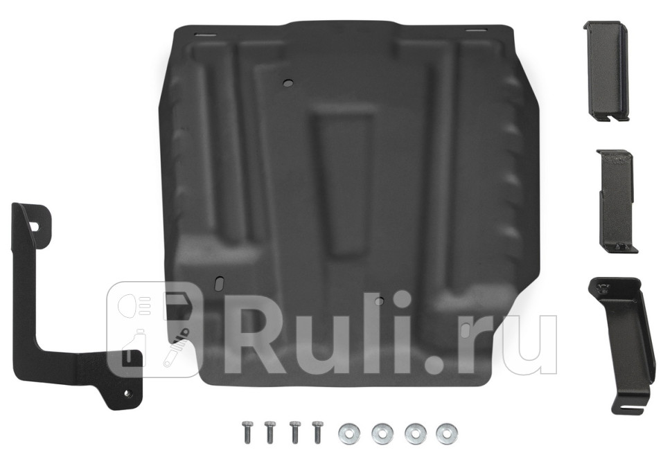 Защита топливного бака комплект крепежа для Renault Duster рестайлинг 2015-2021 AutoMAX AM47181 4570₽