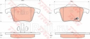 Колодки тормозные VOLVO XC90 2.4-4.4 02- задние  ZF RUSSIA GDB1566 ZFR