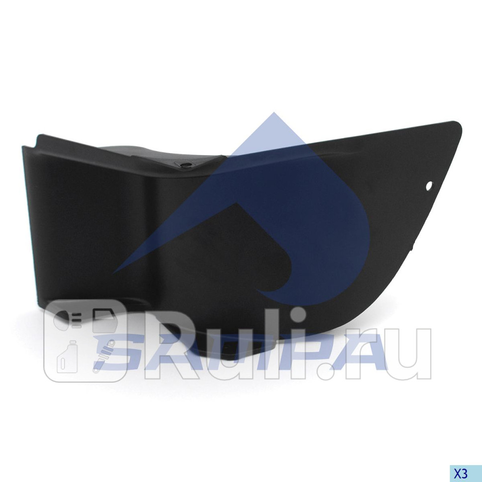 Накладка переднего бампера левая Sampa 18100994 400₽