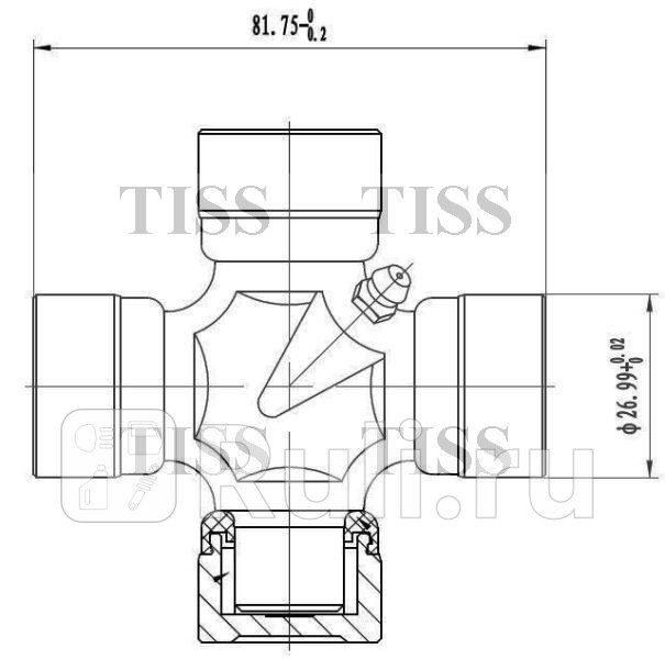 Крестовина 8180x2700 GUMZ15 JD JTU0072 590₽