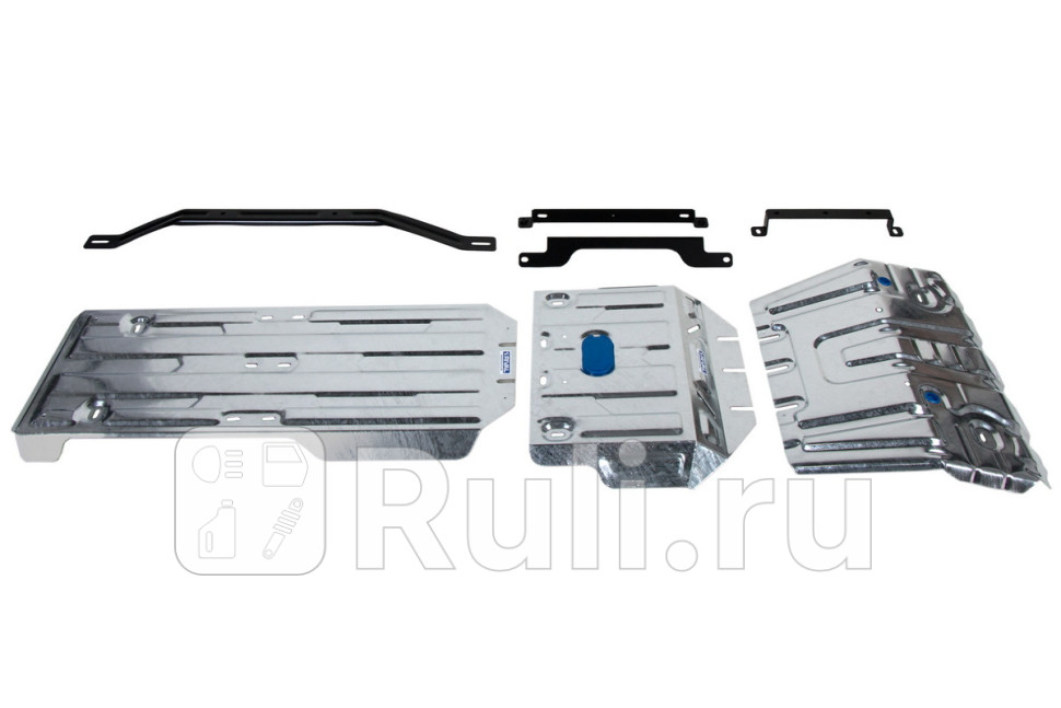 Защиты радиатораподдона двигателякппраздаточной коробки комплект для Toyota Land Cruiser Prado 150 рестайлинг 2 2017-2020 RIVAL KZZZ95161 20080₽